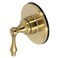 Kingston Brass KS3037AL 3Way Diverter Valve with Trim Kit Brushed Brass
