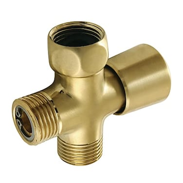 Kingston Brass K161A7 Showerscape Shower Arm Diverter Brushed Brass 275 x 231 x 106
