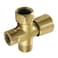 Kingston Brass K161A7 Showerscape Shower Arm Diverter Brushed Brass 275 x 231 x 106