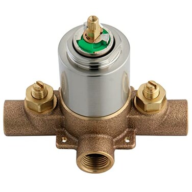 Kingston Brass KB3638V Pressure Balanced Tub and Shower Valve Brushed Nickel