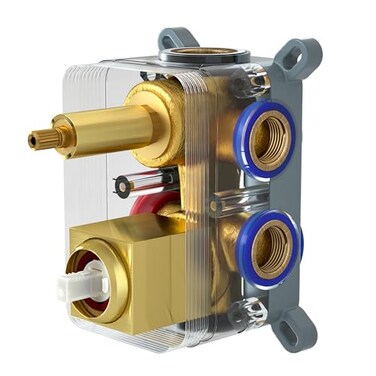 Fatspas 3Function Mixer Valve Brushed Gold