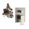BANGPU 2 Way Shower Valve Dual Function Pressure Balance Valves Wall Mounted Shower Diverter Valves Brass Shower Handle Valve with External Threads Brushed Nickel