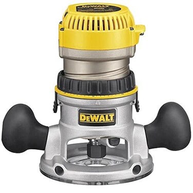 DEWALT Router Variable Speed Fixed Base 214 HP DW618K Yellow