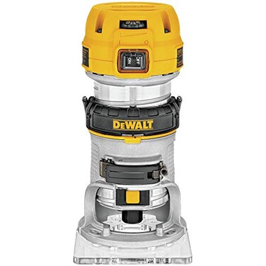 DEWALT Router Fixed Base 114 HP 77Amp Variable Speed Trigger Corded DWP611