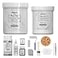 NADAMOO White Marble Countertop Paint Kit for Kitchen Bathroom Counter Top Refinishing Kit Cover Up to 35 SQ FT