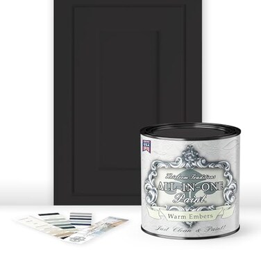 Heirloom Traditions Paint ALLINONE Paint by Heirloom Traditions Warm Embers Warm Black Quart Durable cabinet and furniture paint Built in primer and top coat no sanding needed Includes our 30 featured