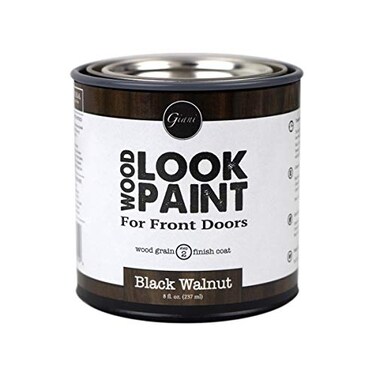 Giani Wood Look Grain Finish Coat for Front Doors 8 oz Black Walnut