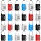 Kenning 24 Pack Combination Lock 3 Digit Outdoor Padlock Locker Lock Combo Lock Combination Padlock for School Gym Sports Locker Gate Luggage Fence Tool Box Hasp Storage Case BlueSky