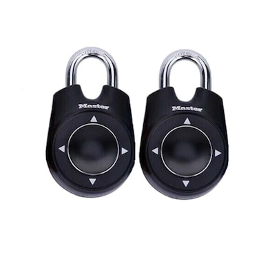 Master Lock 1500iD 2 Pack 218in Wide Speed Dial Directional Combination Padlock