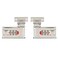 L&Atilde;&ldquo;VFEIFAN 2pcs Tool Box Hasp Luggage Suitcase Hasps with Combination Lock Replacement 3 Digit Combination Silver