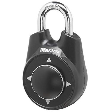 Master Lock 1500iD Set Your Own Directional Combination Padlock Black