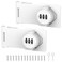 YogePote Mechanical Password Rotary Hasp Locks Cabinet Locks with Combination Door Security Latch for Small Barn Doors Cabinets Gate Bathroom Outdoor Closet Fence