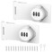 YogePote Mechanical Password Rotary Hasp Locks Cabinet Locks with Combination Door Security Latch for Small Barn Doors Cabinets Gate Bathroom Outdoor Closet Fence