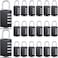 Moxweyeni 20 Pcs 4 Digit Combination Lock Small Combo Luggage Number Locks Outdoor Waterproof Padlock for Traveling Toolbox Gym Door Locker Suitcases Employee Hasp Storage