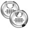 DELSWIN 4 Digit Combination Lock Disc Padlock with Hardened Steel Shackle Outdoor Combo Lock for Outdoor Gate ShedsStorage UnitGarageFenceGym Locker2 Pcs