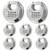 HOX Combination Lock 4 Digit Disc Padlock with 38 Inch Hardened Steel Shackle 234 Inch Wide Body Keyless Heavy Duty Combo Lock for Hasp Latch Sheds Fences Storage Locker 8 Pack