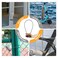 UP Security Combo Cable Bike Lock 4 Digit Combination Lock for Outdoor Fence Gate Luggage Safe Scooter U Cable Lock with Code for Refrigerator Cabinet 23660cm Cable Black
