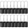 Moxweyeni 16 Pack Luggage Combination Lock 4 Digit Cable Padlock for Gym Padlock Waterproof Resettable Padlocks for Travel Suitcase Backpack School Gym Cabinet Black