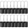 Moxweyeni 16 Pack Luggage Combination Lock 4 Digit Cable Padlock for Gym Padlock Waterproof Resettable Padlocks for Travel Suitcase Backpack School Gym Cabinet Black