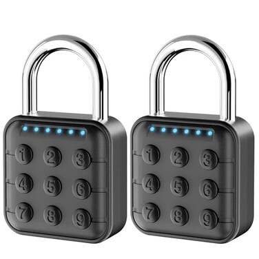 SURPN Combination Lock Combination Lock for Locker Locker Lock Gym Locker Lock High Security Easy to Use for Gym School Travel Outdoor Black2 Pack