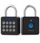 Anweller Fingerprint Gym Locker Lock with Code Keypad Waterproof Gate Locks for Outdoor Fence Keyless Entry Smart Combination Padlock Pad Lock for Locker Storage Unit Shed Pool School