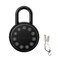 Prezlock Electronic Combination Padlock with Key Backup Suitable for Outdoor and Heavy Duty uses Water Resistant IP65 Weatherproof