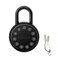 Prezlock Electronic Combination Padlock with Key Backup Suitable for Outdoor and Heavy Duty uses Water Resistant IP65 Weatherproof