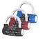 HOJLKLD Gym Locker Lock 5 Letter Word Lock Safety Padlock Combination Lock for School Gym LockerSports LockerFenceToolboxCaseHasp Storage 3 BlackBlueRed