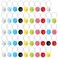 Moxweyeni 48 Pack Combination Wire Lock 3 Digit Small Combo Luggage Number Cable Padlock Outdoor Waterproof Resettable Lock for School Gym Locker Travel Backpack Suitcase Storage Mixed Color