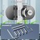 Ranbo Frameless Mechanical Combination Glass Door Lock NoDrill Installation Fits 3812 Thick Tempered Panels Brushed Black Finish for Double Swing Glass Doors Home Commercial Use