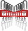 SAFBY Lockout Tagout Locks Loto Safety Padlock Keyed Differently OSHA Loto Safe Padlocks for Lock Out Tag Out Stations and Devices Red NO 110