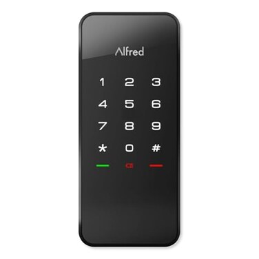 Alfred Touchscreen Keypad Pin Bluetooth ZWave DB1CBL Smart Door Lock