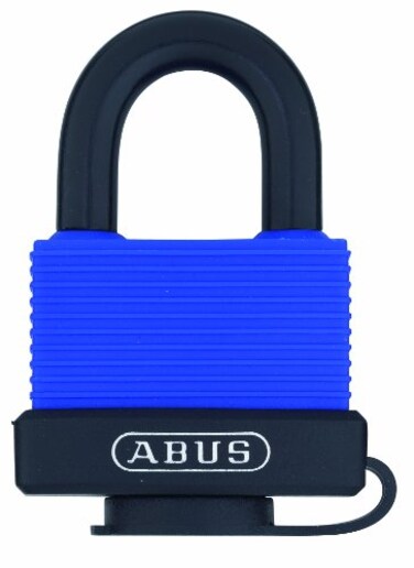 ABUS 70IB45 KD Solid Brass Weatherproof Padlock Keyed Different with Stainless Steel Shackle Blue