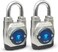 eGeeTouch 5th GEN Outdoor Smart Padlock Pack of 2 Short Shackle Keyless Bluetooth NFC Lock Durable Weatherproof Security for Sheds Gates Bikes Convenient App Control Enhanced Safety