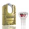 Mindy 3 Keys 40mm Heavy Duty Warehouse Shrouded Hardened Keyed Padlock Top Security Lock