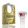 Mindy 3 Keys 40mm Heavy Duty Warehouse Shrouded Hardened Keyed Padlock Top Security Lock