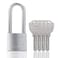 Mindy 40mm Long Shackle Padlocks for Outdoor Use All Weather Resistant Alloy Steel Heavy Duty Lock with 4 Keys