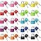 Ripeng 20 Pieces Mini Padlock Suitcase Locks 125with Keys Multicolor Keyed Padlock Metal Small Luggage Lock Keyed Padlocks for Gym Locker Backpack Box Laptop Bag Colorful