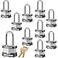 Master Lock 10 Keyed Alike Locks w 20 Keys 3NKALF10 wBumpStop Technologiy