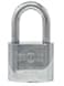 WAR-LOK WARLOK Heavy Duty Padlock Chrome Plated Weatherproof Brass 2120 Inch Outdoor Lock with Key