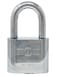 WAR-LOK WARLOK Heavy Duty Padlock Chrome Plated Weatherproof Brass 2120 Inch Outdoor Lock with Key