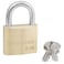 Master Lock 4140EUR Key Padlock with Brass Body Gold 6 x 4 x 13 cm