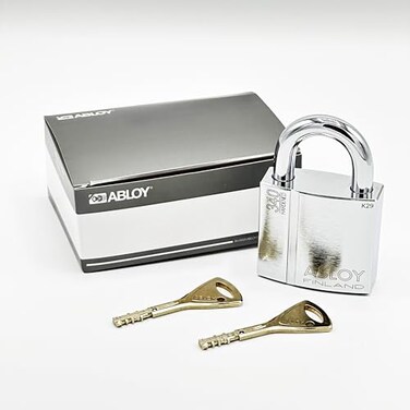 ZILLER Abloy Keyed Padlock PL340T PROTEC2 Different 21564W High Security Keyed Padlocks for Containers Train Wagons Trucks Lorries Heavy Sliding Doors Military Applications