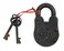 Artisan Owl Vintage Cast Iron Pony Express Padlock with 2 Working Keys Authentic AntiqueStyle Lock Functional HeavyDuty Security Padlock