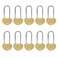 VeYocilk 10 PCS 35 50mm Engraved LoveYouForever Single Heart Shaped Lock Love Lock Without Key in Bulk Everlasting Love for Lovers WeddingValentinesAnniversaryTravelNO Key