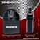 Maudex MDL60 High Security Padlock for Outdoor Use 10 Keys Anti Drill Anti Pick Cylinder Ideal Lock for Storage Unit Shed Gate Container with 067 Shackle Clearance