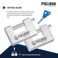 PULLMAN Heavy Duty Keyed Alike Padlocks with 4 Keys High Security Locks for Garage Warehouse Containers 2 Pack 80mm