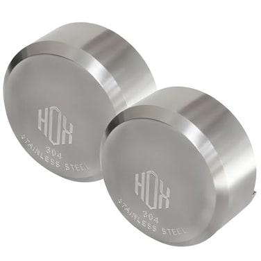 HOX Stainless Steel Puck Lock MilitaryGrade Hidden Shackle Padlock Weatherproof Trailer Door Lock 2 Pack