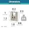 Zarker J45S keyed Alike Padlocks Heavy Duty Stainless Steel Shackle Lock 36 Keys Waterproof and Rustproof Storage Warehouses Garage Outdoors 12Pack