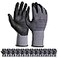 LOCCEF Safety Work Gloves MicroFoam Nitrile Coated12 PairsSeamless Knit Nylon GlovesHome ImprovementMicroFoam Gloves 12 Pairs6XS